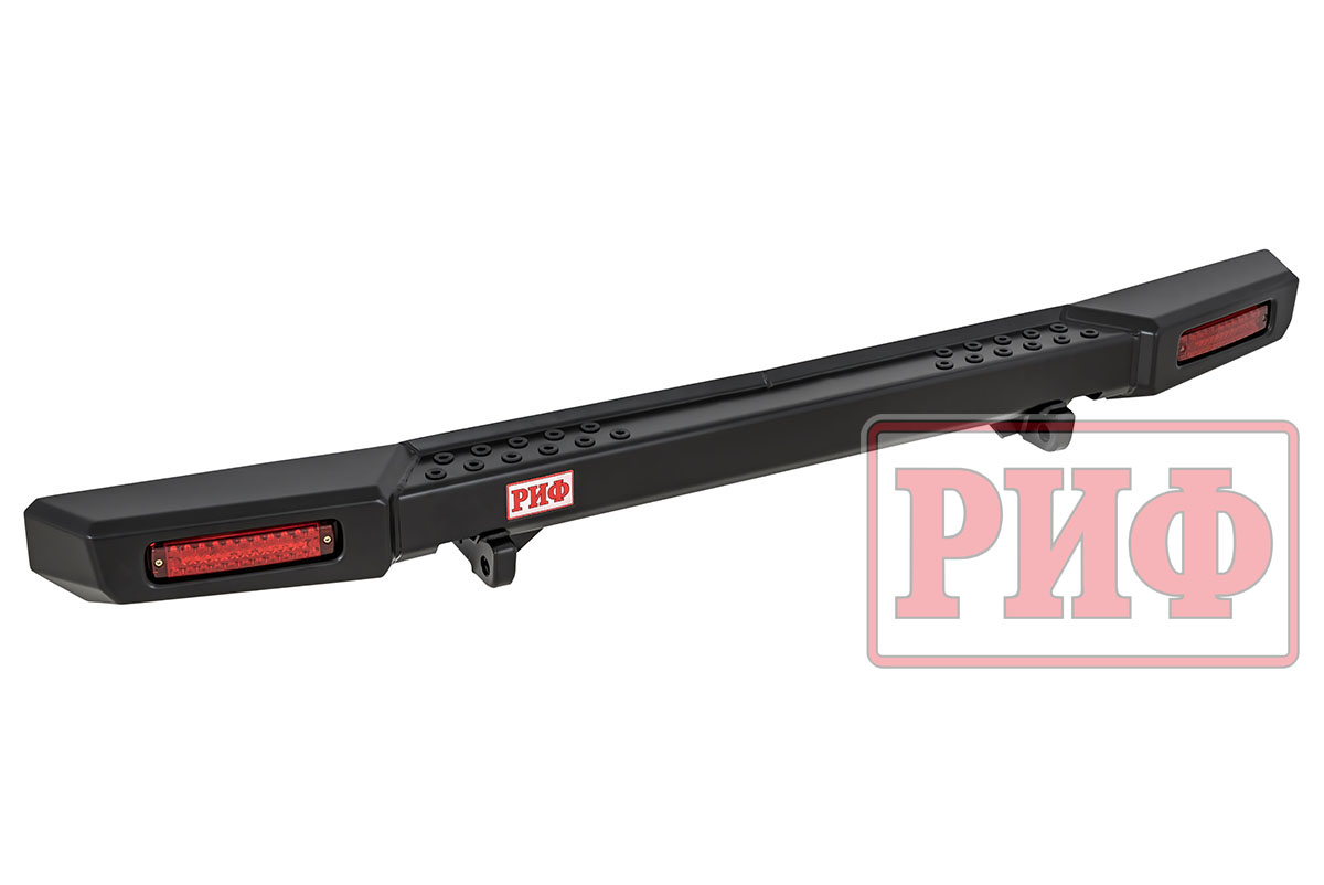RIF achterbumper UAZ Buhanka met verlichting en trekhaak voorbereiding (body lift) en trekhaakvoorbereiding - 22500 - RIF 452-22500