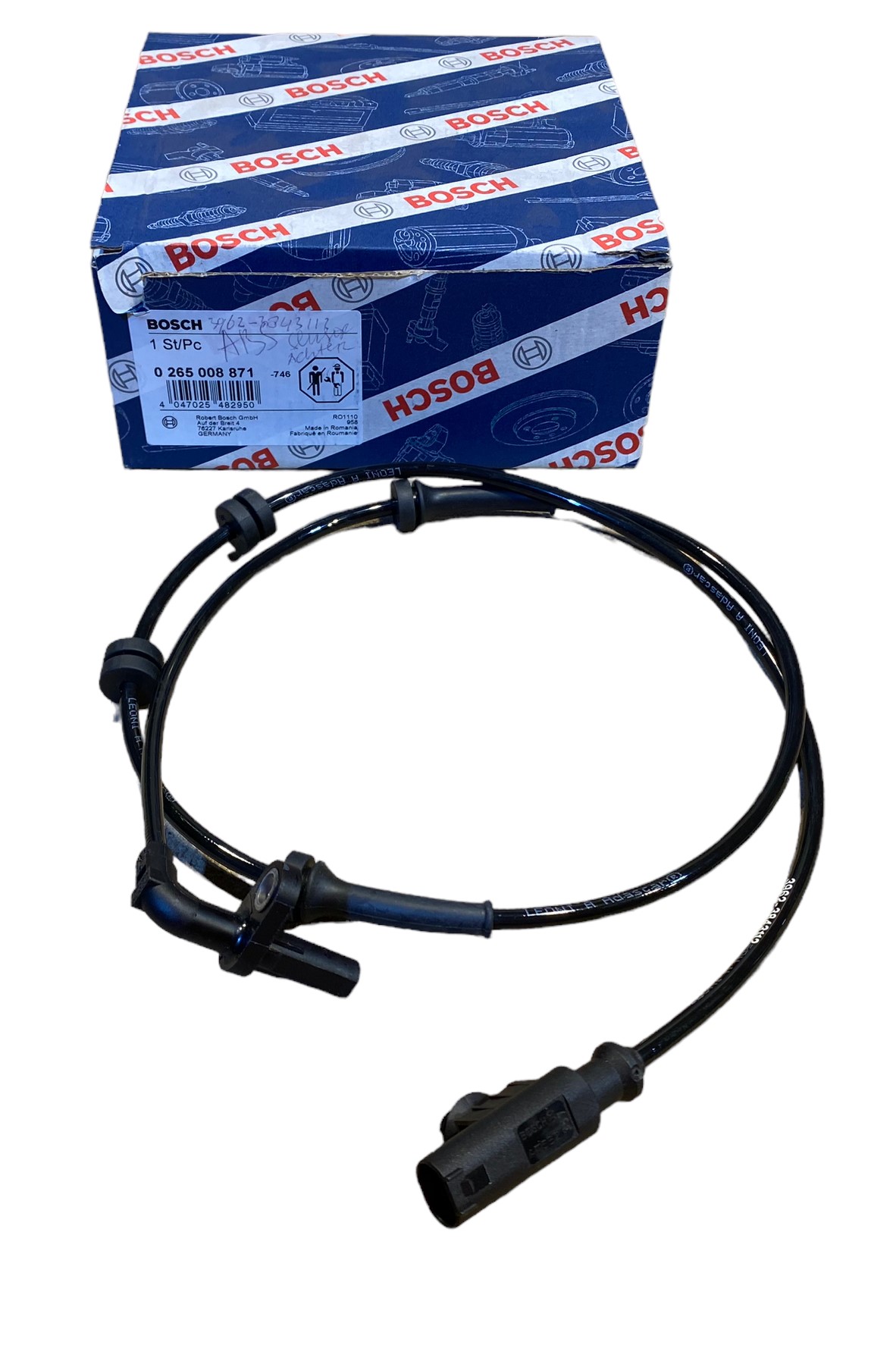 ABS sensor achter (per stuk) - Achter abs 3962 1 - 3962-3843112 / 0 265 007 800