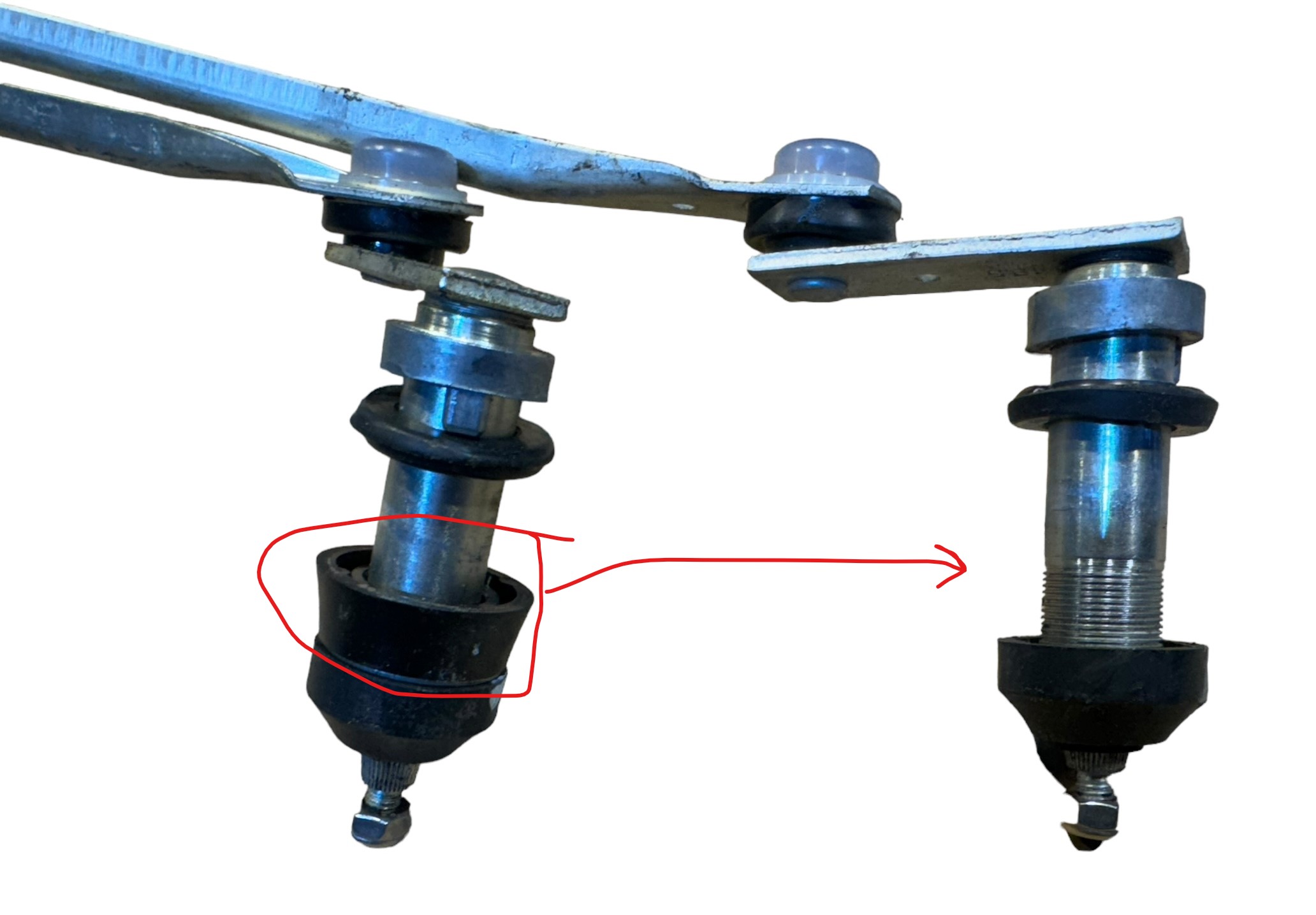 Ruitenwisser motor voor UAZ Buhanka met trapezium - gebruikt - Photoroom 003 20240701 210450 - 330300520510000- USED