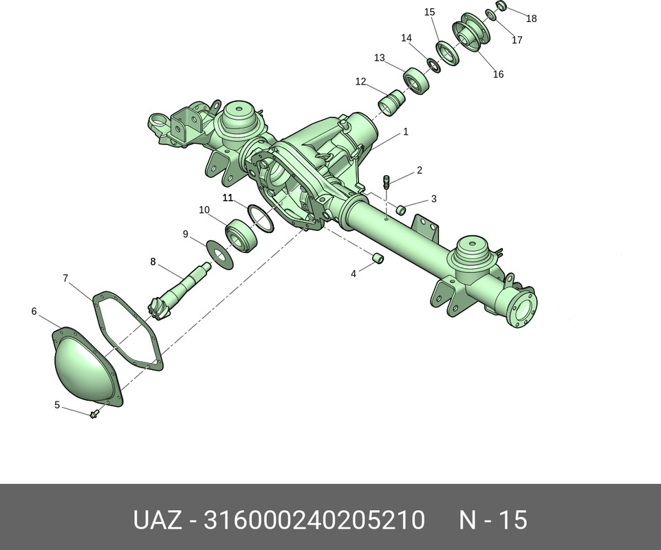 Oliekeerring Spicer as / cardanzijde - Spicer as oliekeerring cardan zijde - 3160-2402052-02 / 316000-2402052-10